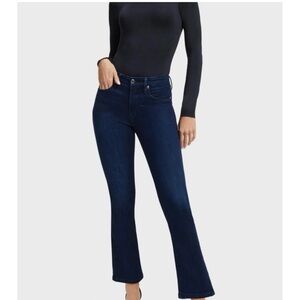 Good American • Blue 224 Good Legs Straight Crop Jeans